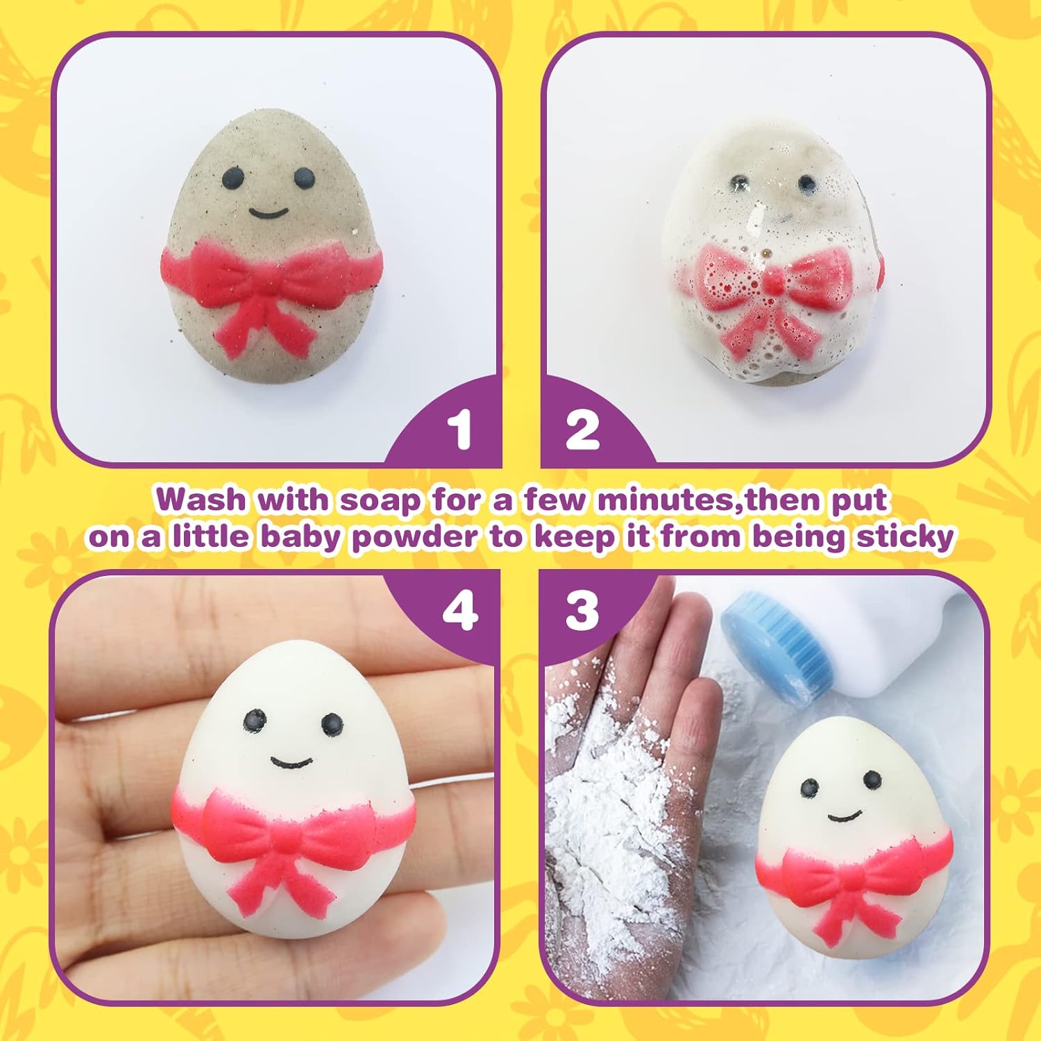 24PCS Mini Mochi Squishy Toys for Party Favors, Kawaii Fidget Toys for Stress Relief, Sensory Toys Desk Pets for Kids, Goodie Bag Stuffers for Kids Birthday - Image 6