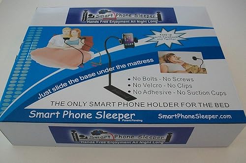 Smart Phone Sleeper Soporte manos libres para smartphone, soporte de cabecera para todos los iPhones de Apple, Samsung LG y todos los teléfonos