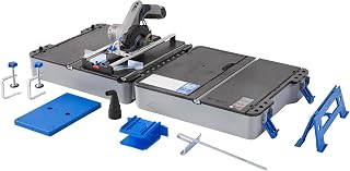 Dremel Blueprint CS12V-S1C Portable Saw Station with 12V Brushless Circular Saw - Precise Miter, Bevel & Straight Cuts for DIY
