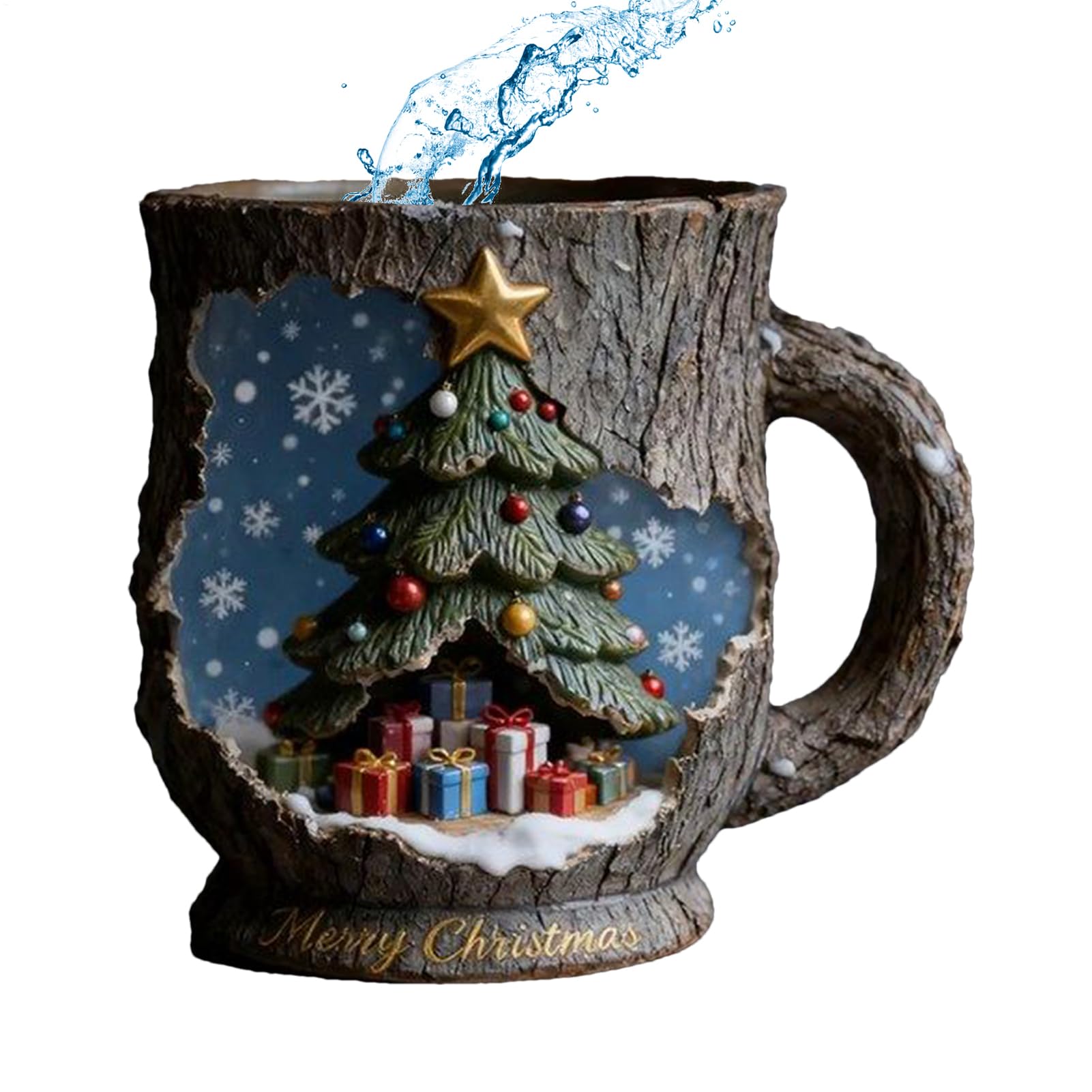 Tazas de Navidad decorativas para regalos de inauguración y viajes festivos