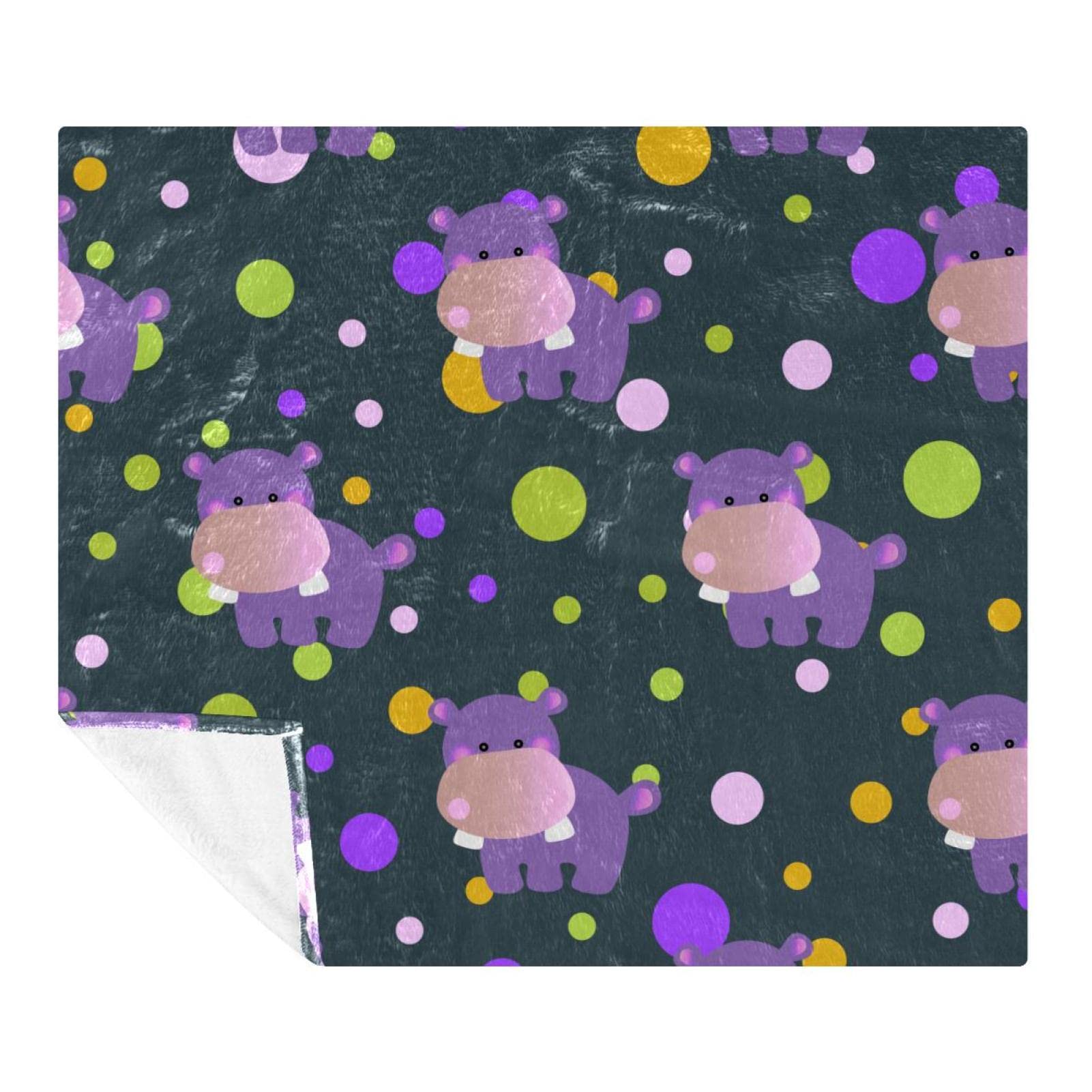 Couverture douce et confortable pour adultes enfants plaid lit voyage 150x130