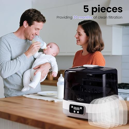 Miniatura 7 de NCVI Filtro de malla de repuesto para esterilizador y secadora, juego de 5