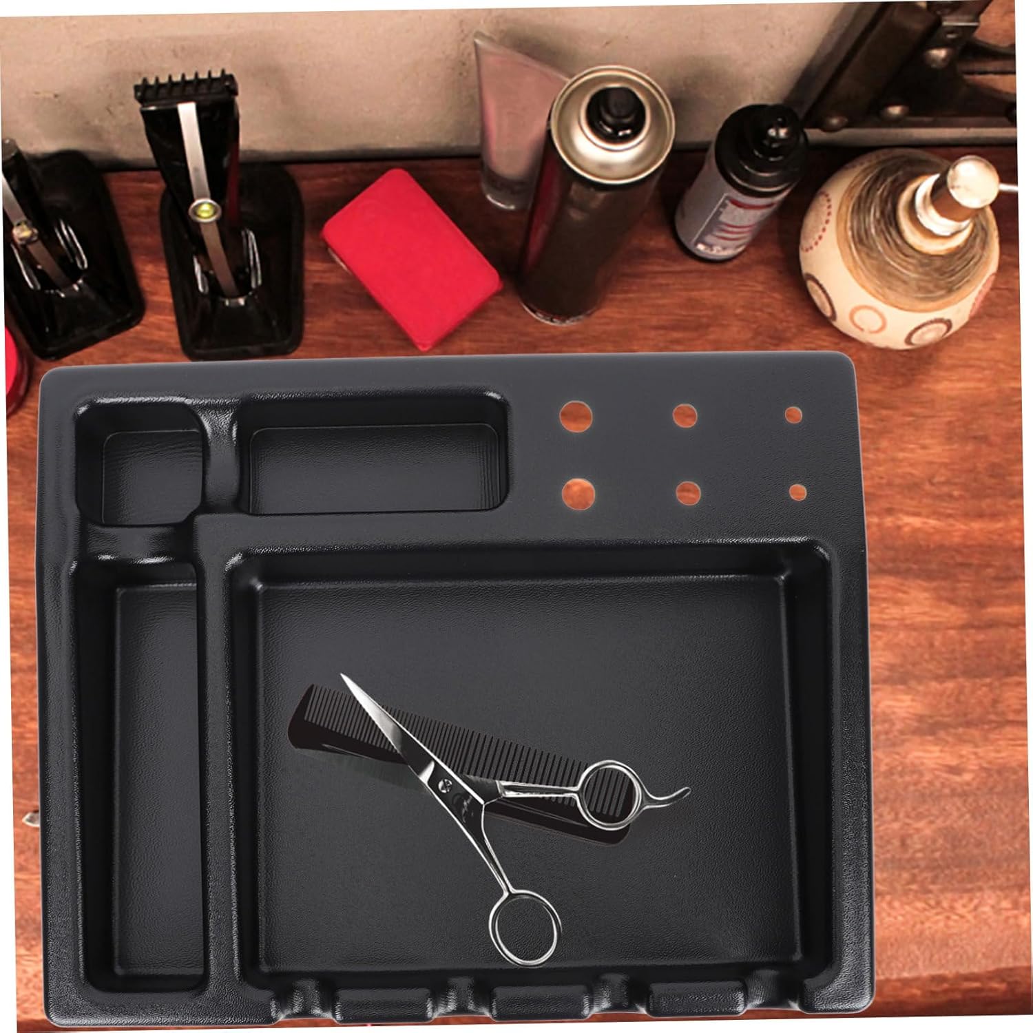 balacoo Barber Clippers Storage Box Barber Cases for Hairdressing Tools Salon Organizer