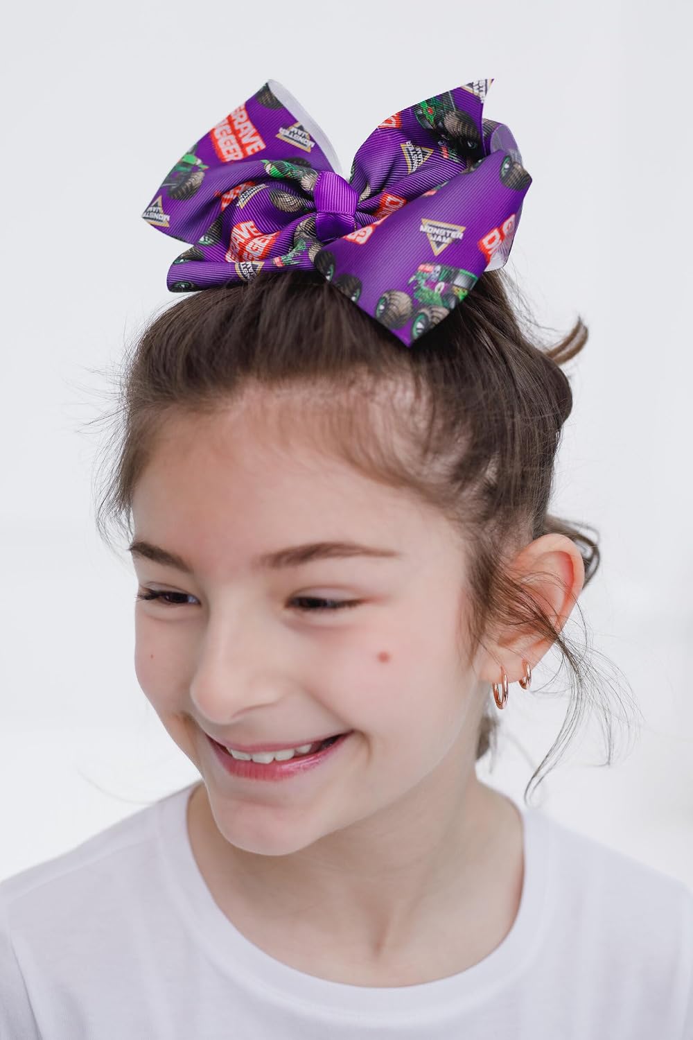 Monster Jam Girls Bow Hair Tie One Size