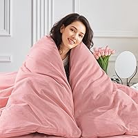 Vista 275 de NEXHOME PRO Funda de edredón Twin XL 100% algodón lavado, transpirable, duradera, texturizada, similar al lino, juego de ropa de cama para el hogar