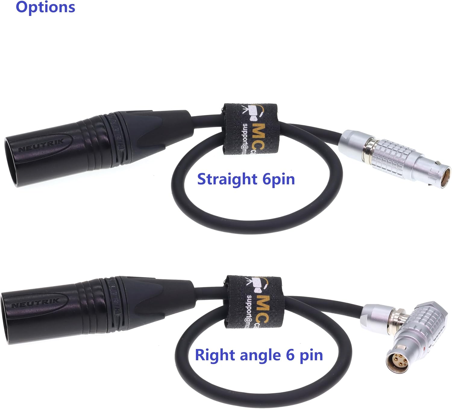 XLR 4pin Male to 1B 6 Pin RED Epic/Gemini/Scarlet-W/Raven/WEAP Camera Power Cable (6pin, 80cm)