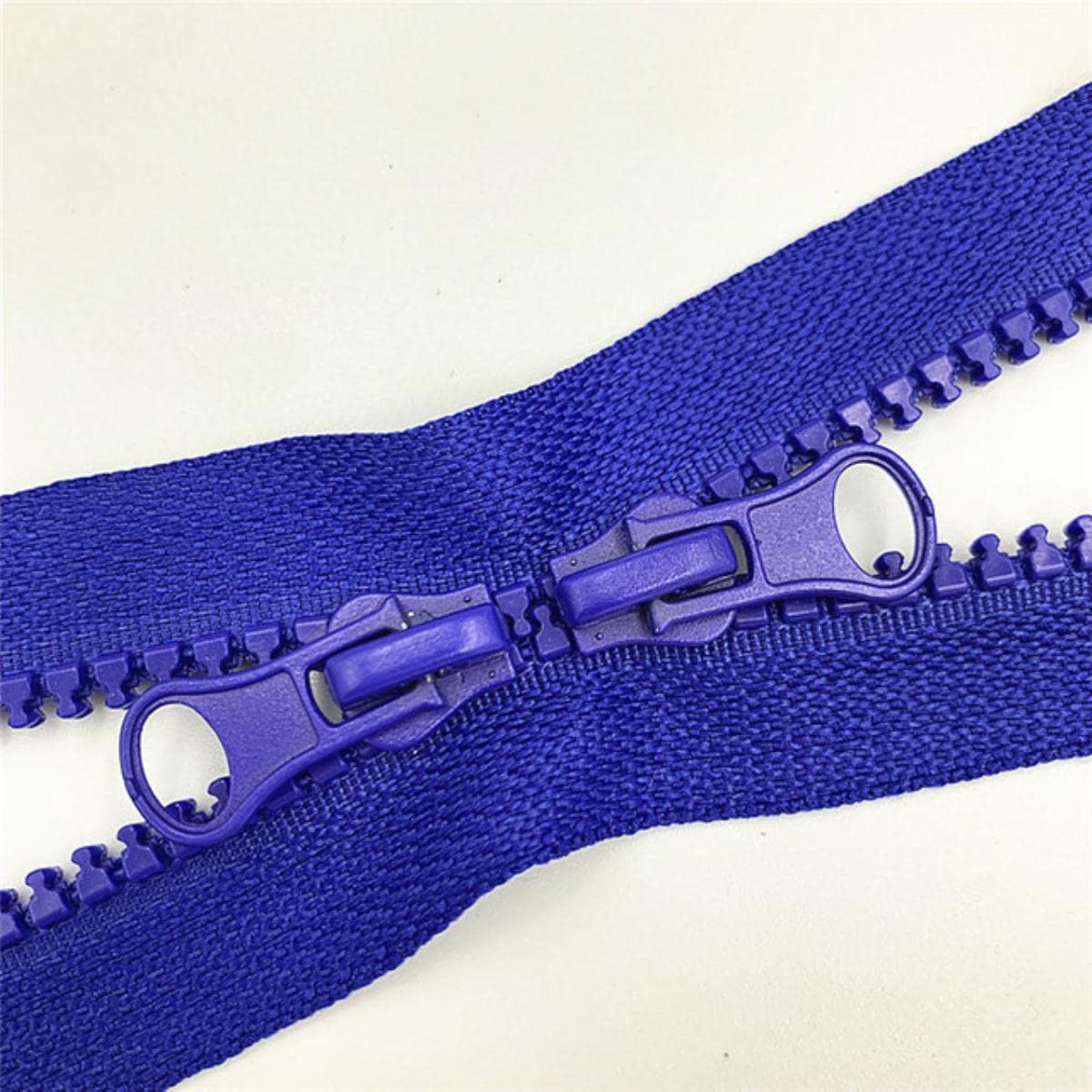 Estrattore Ziper, fissatore di cerniere, Sliders Zipper,Sewing Zips,Ended Zip Fasteners,2pcs 80cm /90cm 5# Double Zipper Sliders Plastic Resin Colorful Zipper for Clothes Bag Sewing Supplies Separatin