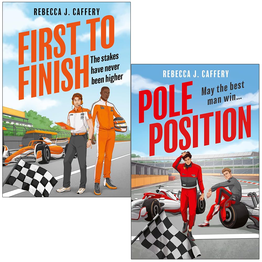 Pole Position Series 2 Books Set By Rebecca J. Caffery (First to Finish & Pole Position)