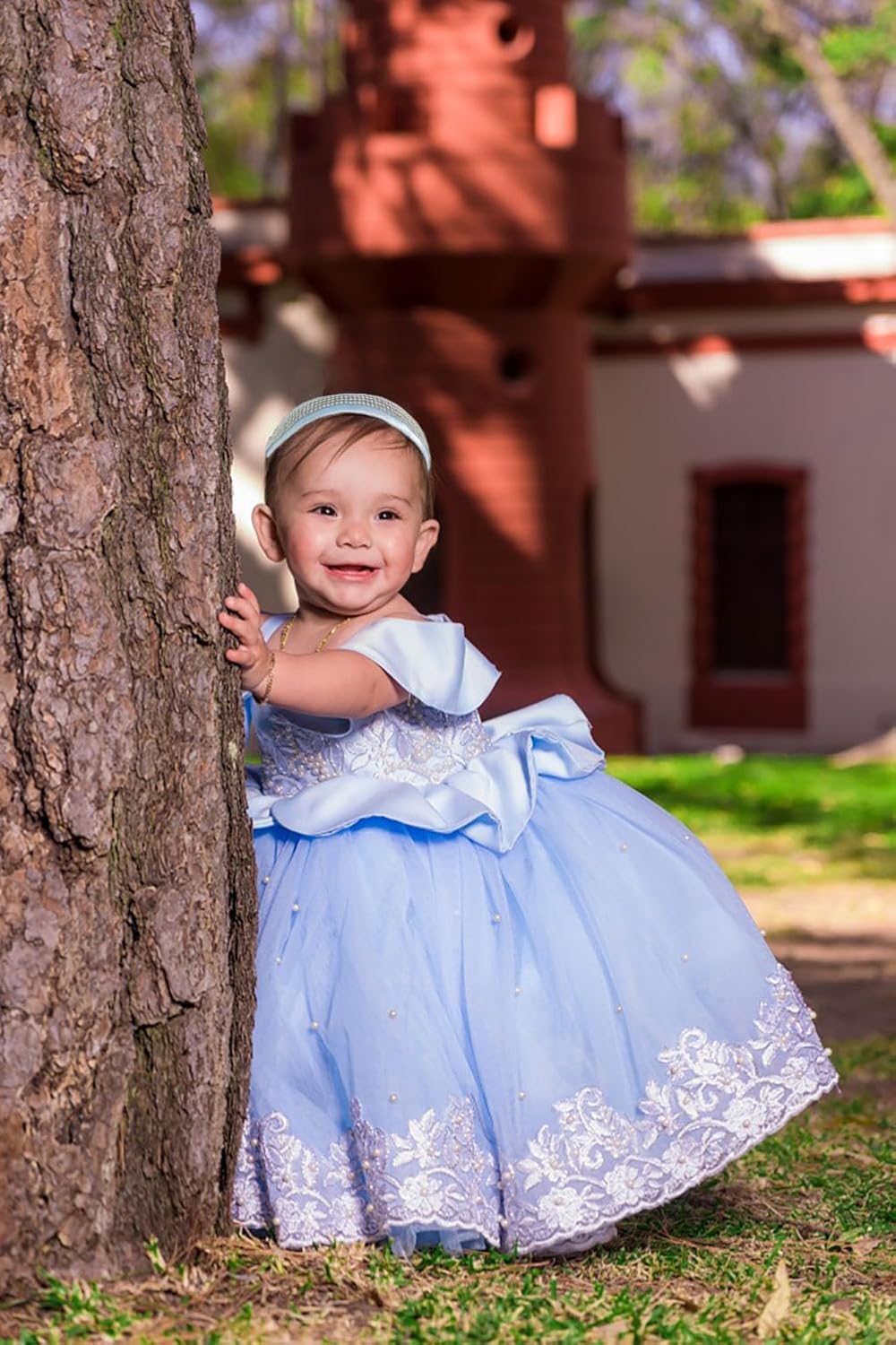 Princess Cinderella Dress up Accessories Cinderella Headband Choker Gloves Halloween Christmas Party Favors for Girls - Image 3