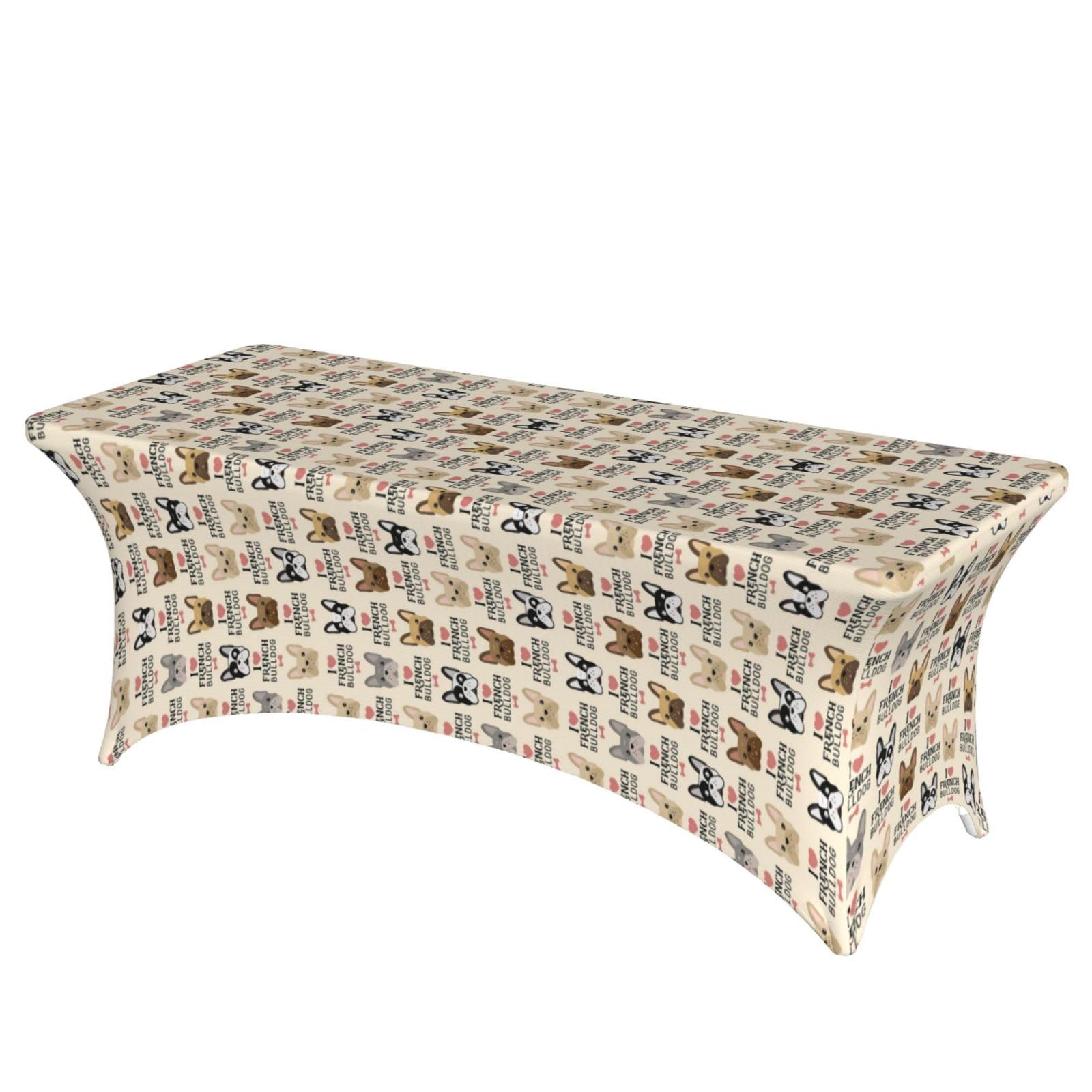 ERCgad Dog Print Rectangular Tablecloth Dining Banquet Party Events Home Celebration Table Cover