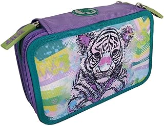 ASTUCCIO SCUOLA WWF Girl Pink A Living Planet 3 PIANI ZIP COMPLETO 2020 + omaggio penna glitterata e portachiave con paillettes