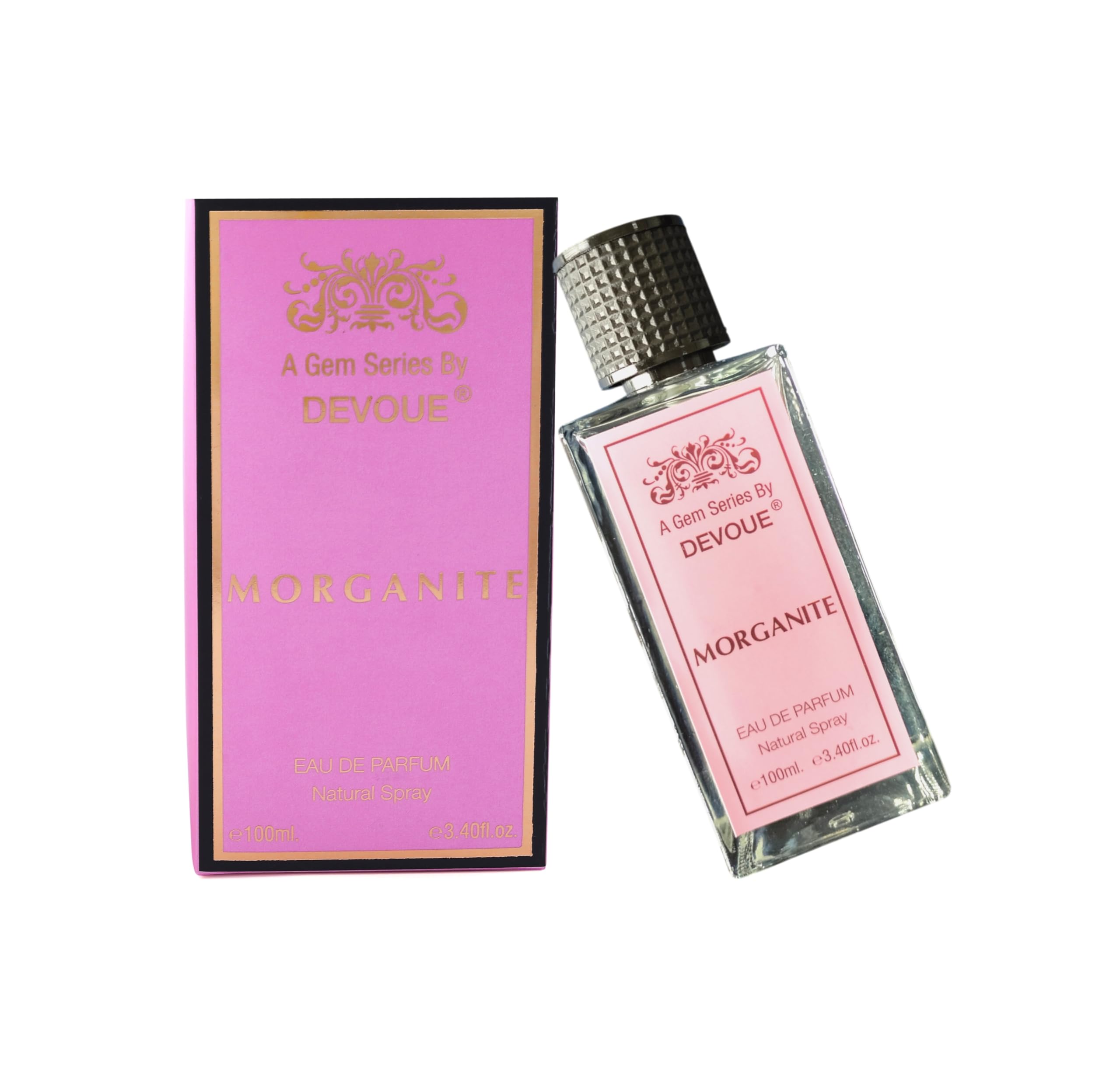 Devoues Morganite Luxury Long Lasting Eau de Perfume Pour Femme crafted from Best French oils | For Her | For Women - (Fruity Note, 100ML)-image-39