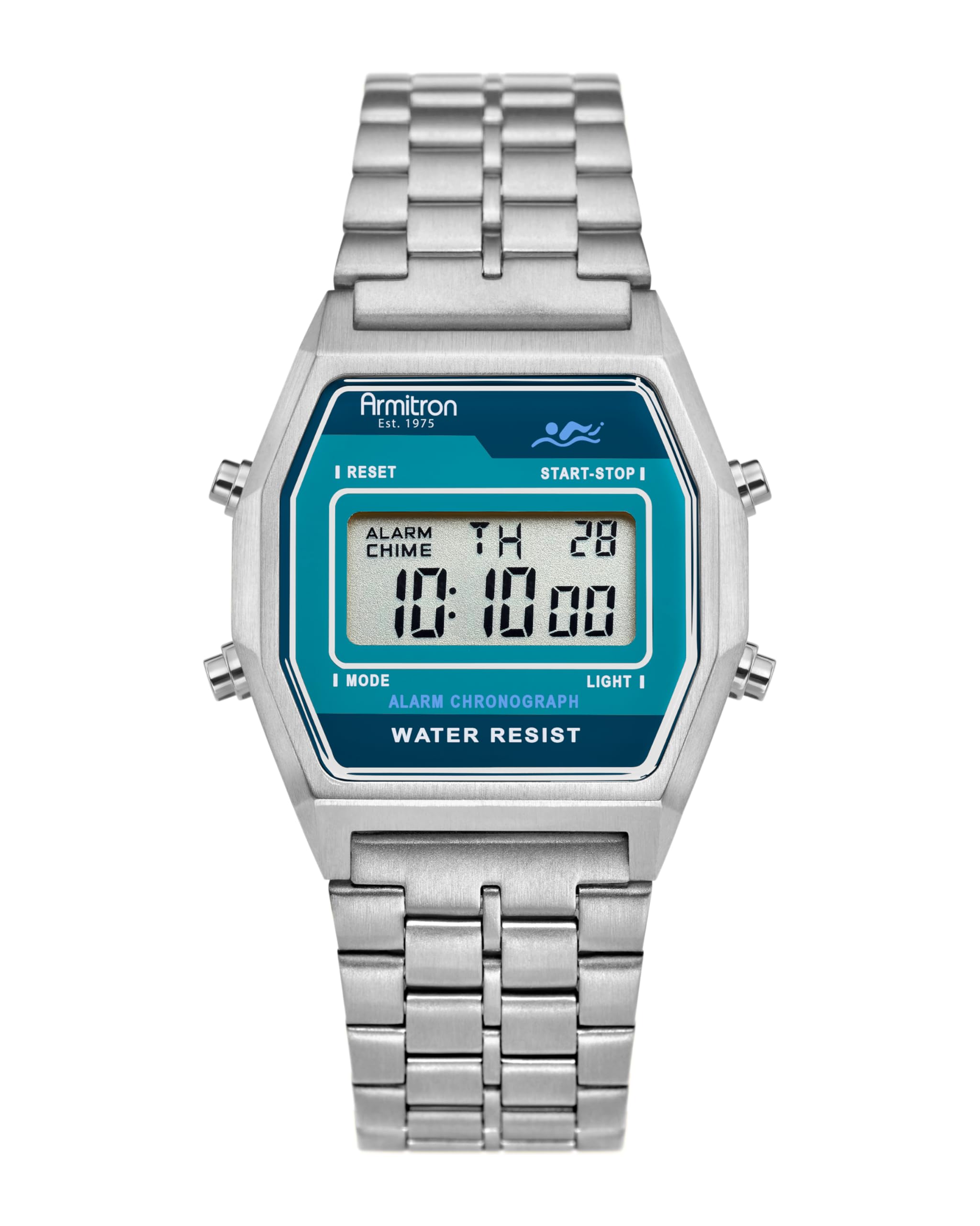 Armitron Sport Retro Digital Chronograph Bracelet Watch, 40/8474