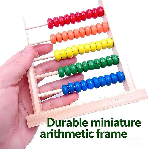 Miniatura 3 de Marco de conteo miniatura,5 filas,Aprendizaje de matemáticas ábaco