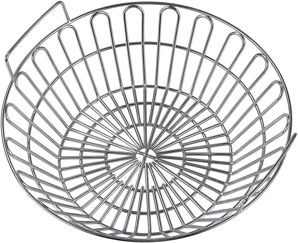 SELEWARE Charcoal Basket Stainless Steel 304 Lump Charcoal Ash Basket