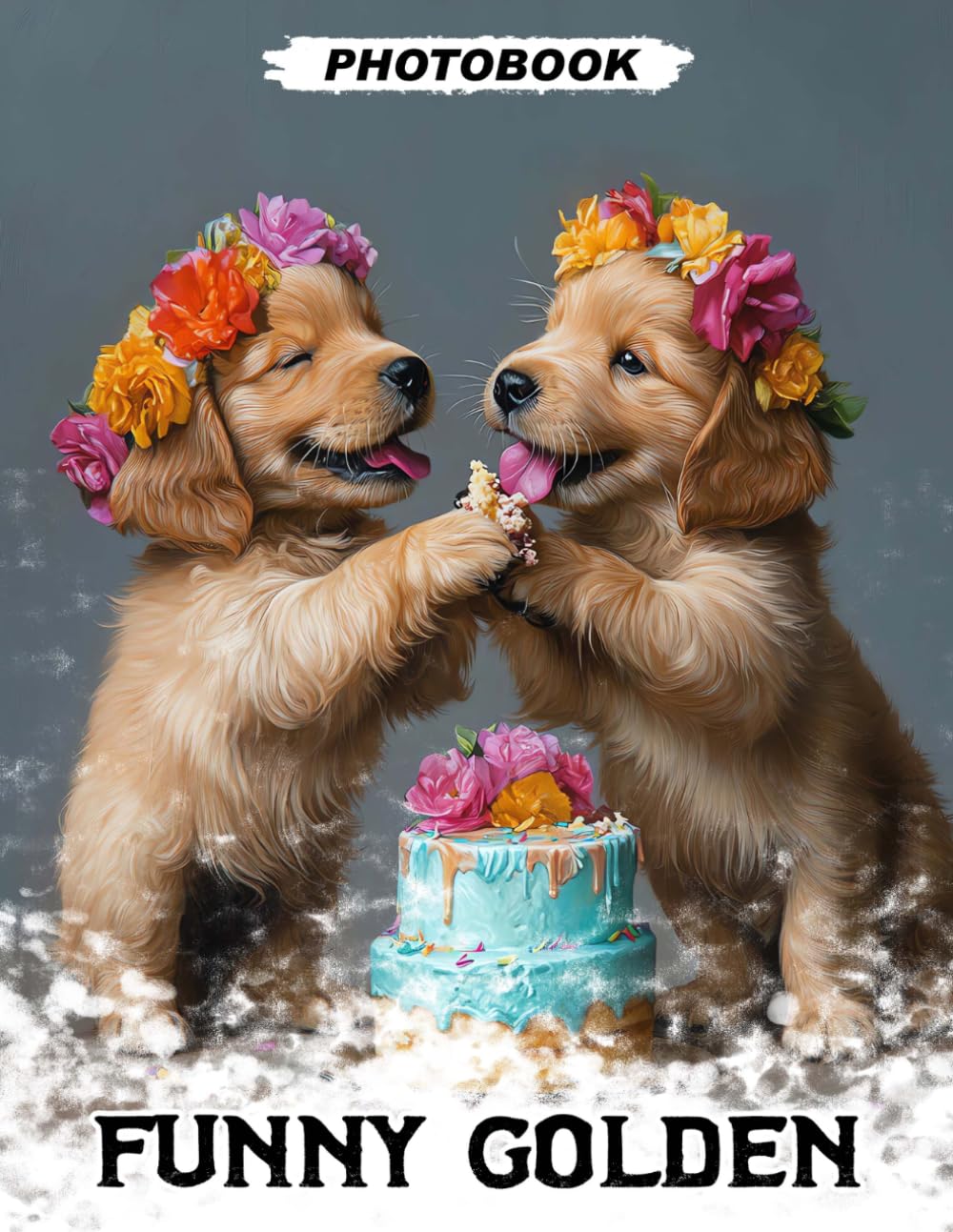 Funny Golden Photo Book: Hilarious Retriever Images Featuring Goofy Expressions And Silly Situations In Playful Pet Photography