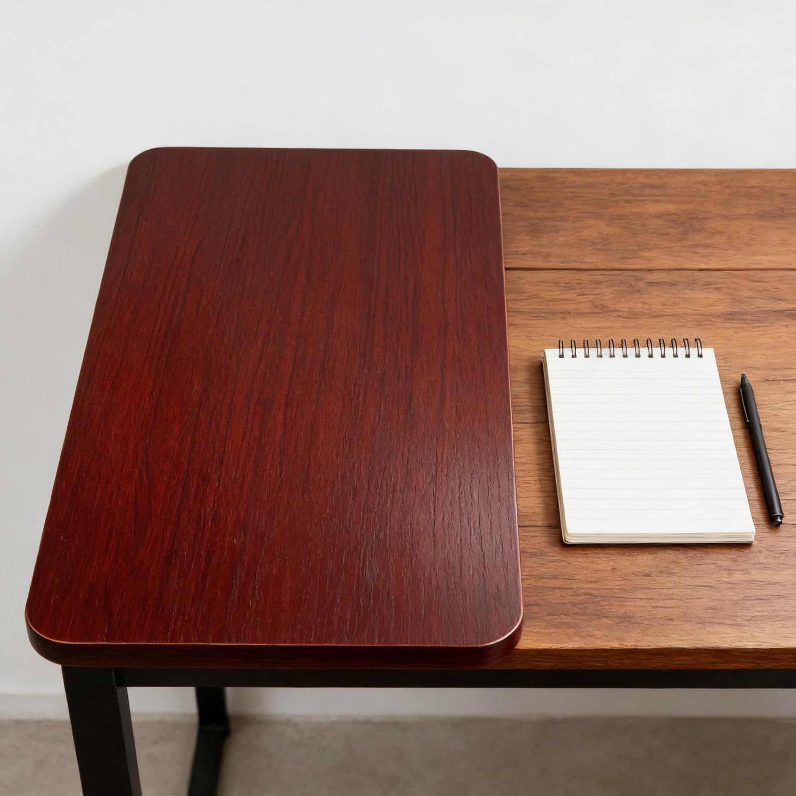 Tablero de Mesa Auxiliar Rectangular de Madera, 50x30cm, Marrón Claro, para Mesa de Centro, Comedor, Hotel o Espacio de Trabajo, para Cocina y Salón