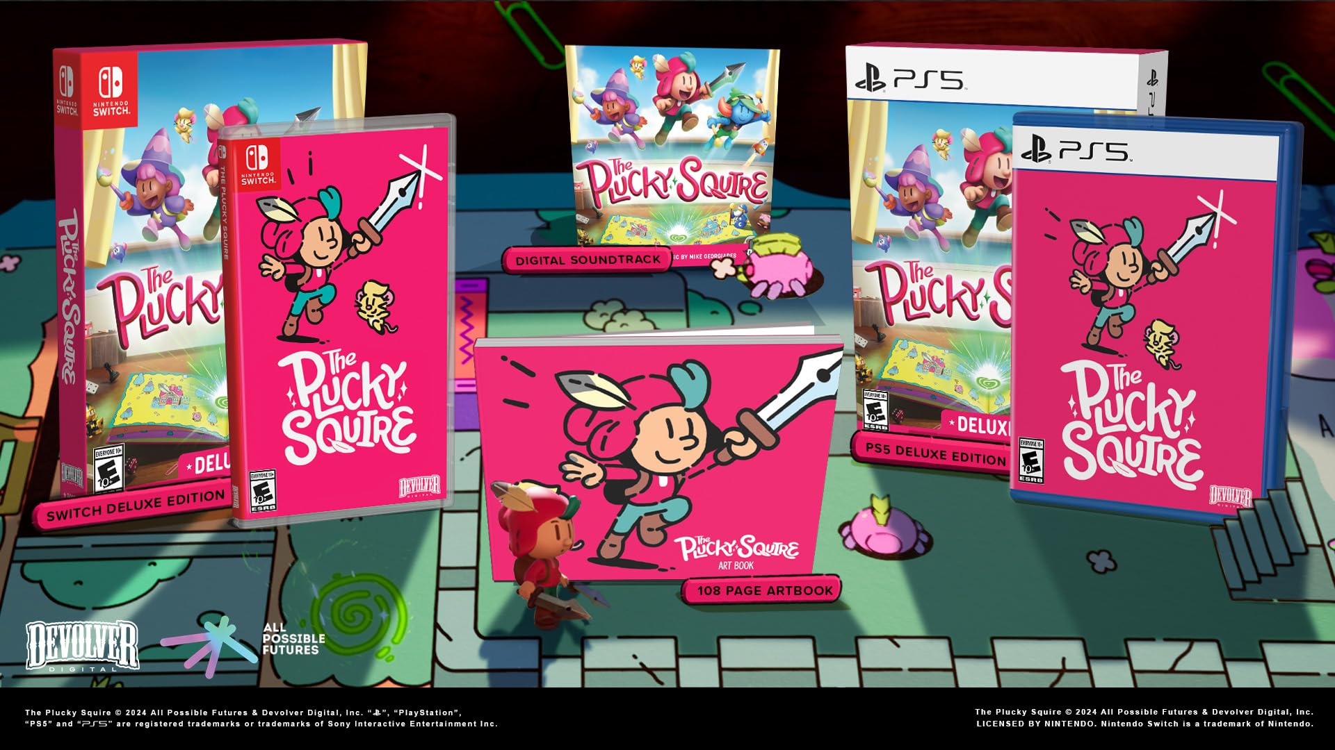 The Plucky Squire [Devolver Deluxe] - PlayStation 5