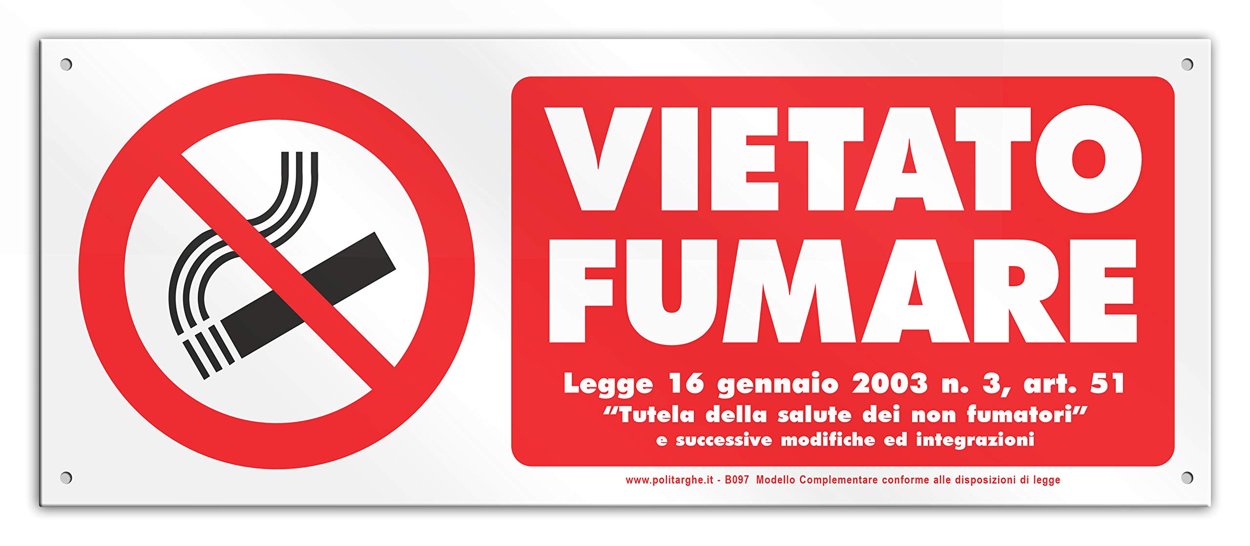Cartello Sicurezza PVC 30x12 Cm – 'È Obbligatorio Usare Occhiali O Schermi Protettivi' – 4 Fori Per Fissaggio, Autoestinguente B1