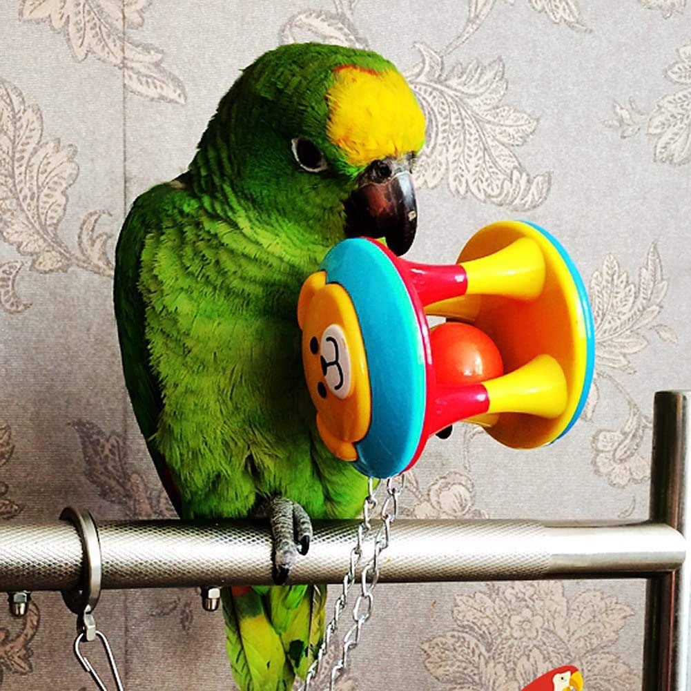 Litewoo 3 Pack Bird Chew Toy Bells Balls Set Parrot Training Toy Cage Accessories for Parakeet Cockatiel African Grey Cockatoo Macaw Conure - image 6