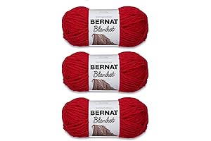 Red Bernat Blanket Yarn: Craft Cozy Masterpieces