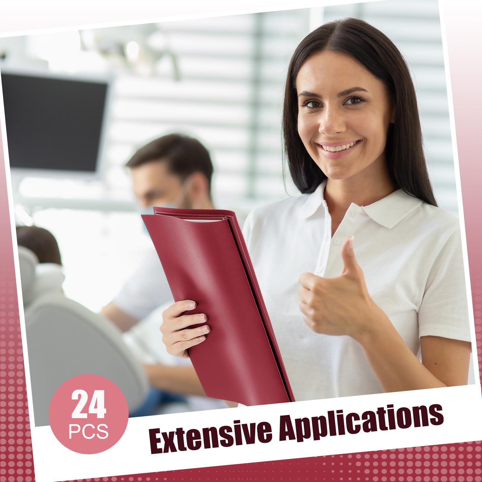 Janrax Purple A4 Cover Flexible 10 Book Pocket Screen