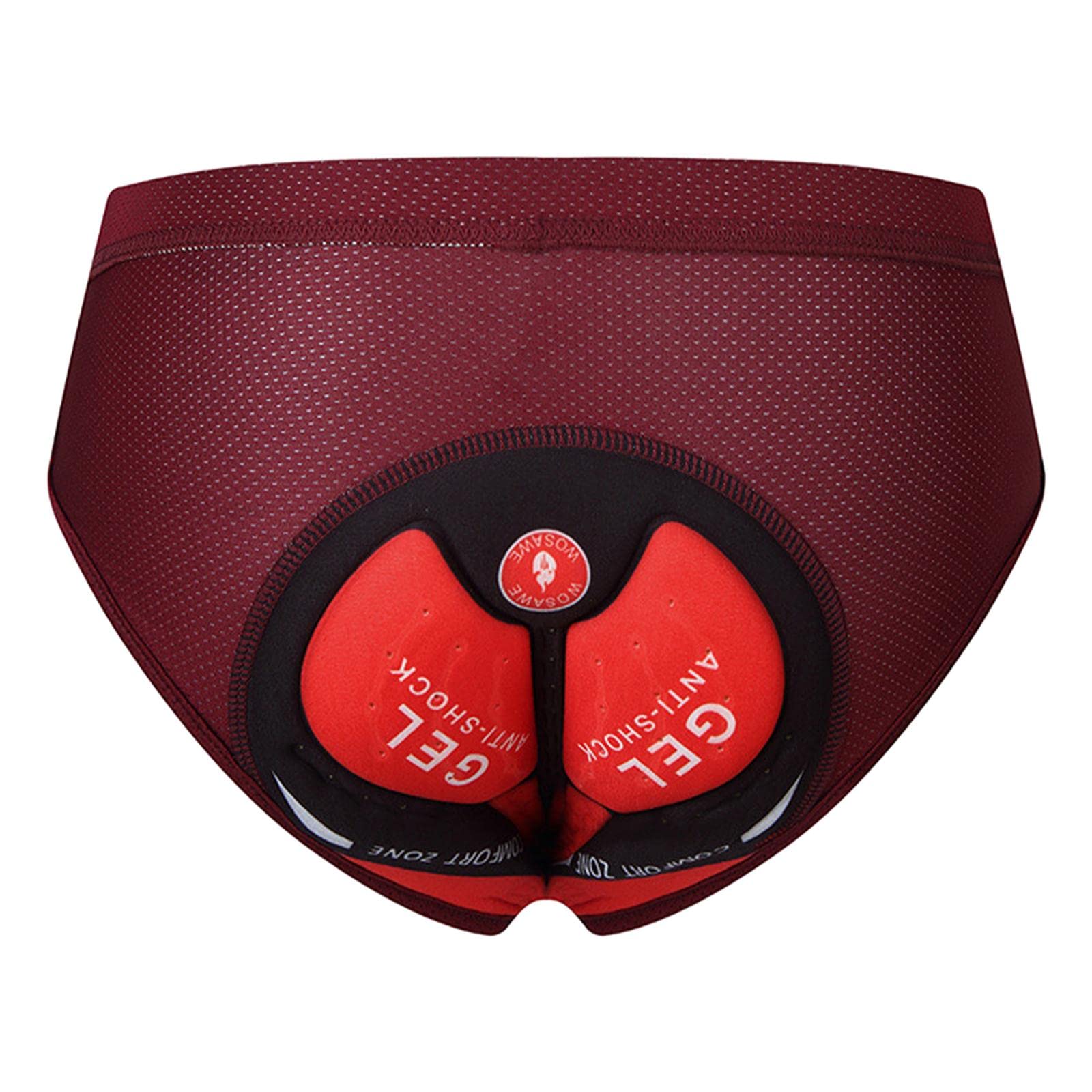 TRENDYNEST MTB Bike Underwear Briefs Undershorts Men Padded Cycling Short Deep Red XL | Shorts | Cycling Clothing | Cycling | Sporting Goods-picture-58