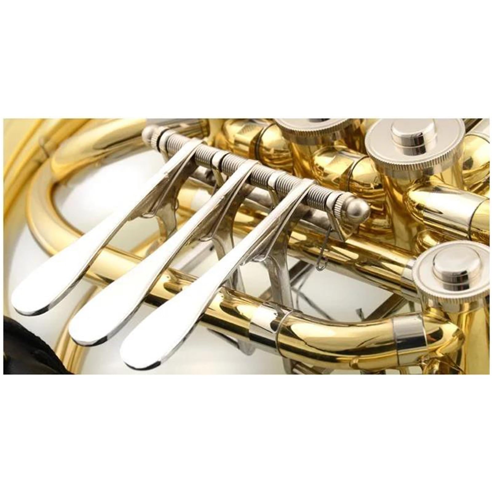 Róg Francuski Instrumenty Muzyczne Profesjonalny Róg Francuski Podwójny 4 Klawisze Strojenie F Strojenie Bb Instrument Muzyczny Z Futerałem