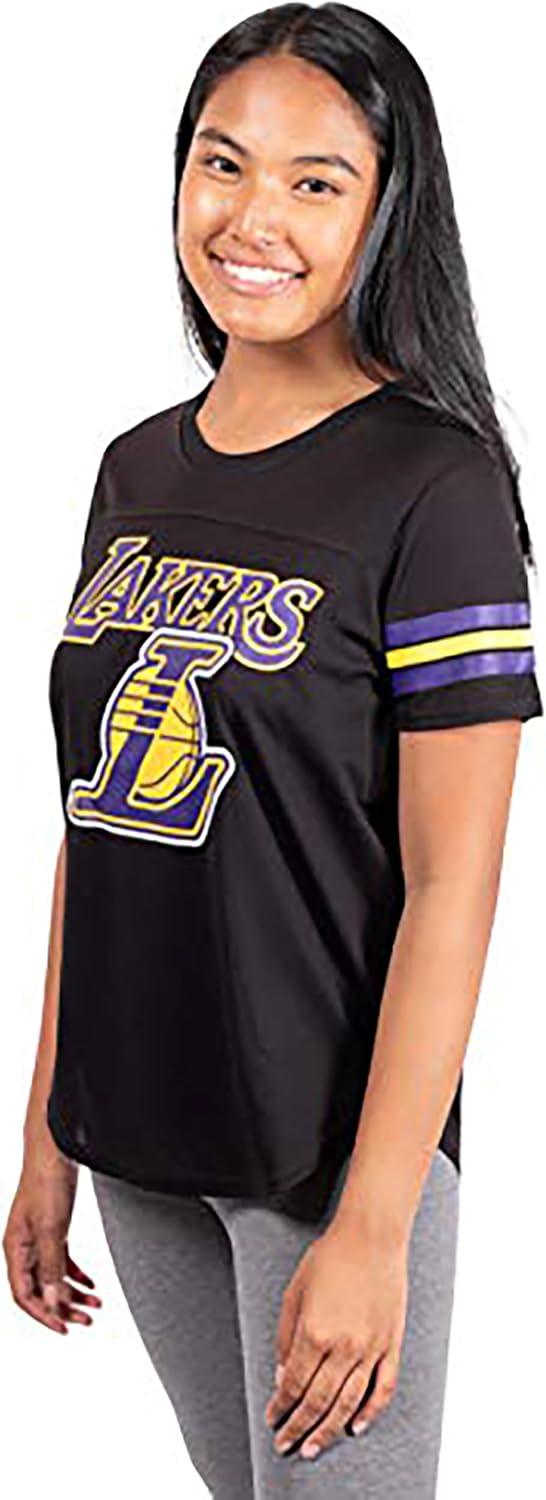 Ultra Game Women's NBA Official Super Soft Mesh Jersey T-Shirt