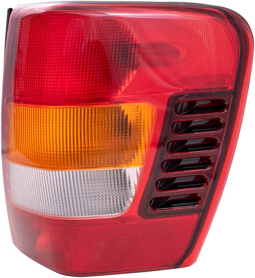 Brock Replacement Passenger Tail Light with Circuit Board Compatible with 2002-2004 Grand Cherokee 55155138AI