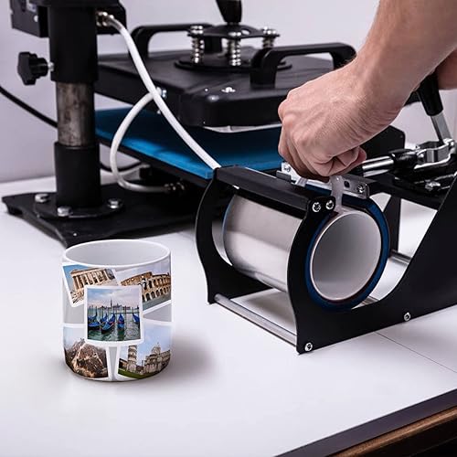 Miniatura 5 de 6 bandas de silicona negras para vasos de sublimación, bandas retráctiles, resistentes al calor, bandas elásticas para evitar fantasmas de