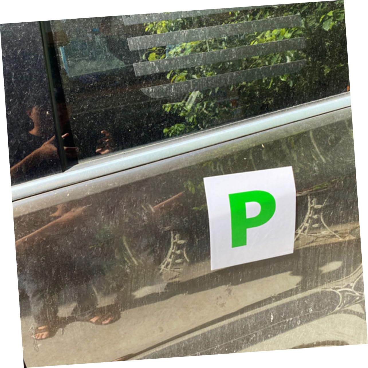 iplusmile Decorazioni Scuola Magnetiche per Auto Adesivi Impermeabili PVC e Gomma, Design Accattivante per Nuovi Guidatori in Confezione da 2 Pezzi