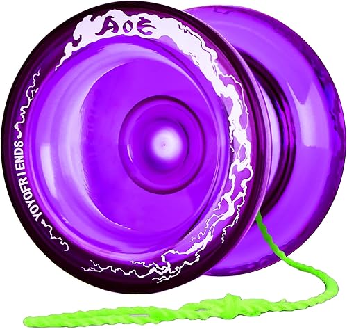 7YO Yoyo AOE profesional, Yoyo de cristal para niños principiantes, Yoyo de doble propósito con rodamiento Yoyo que no responde para avanzado, truco