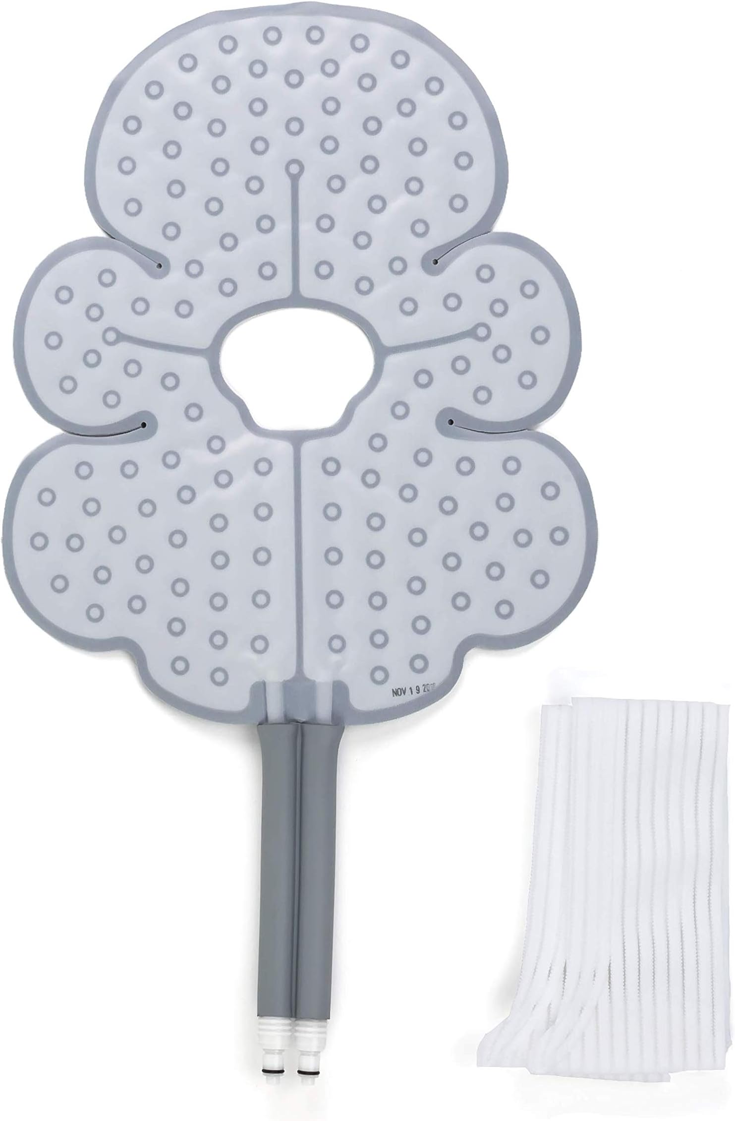 Cold Rush Cold Therapy Knee Pad | Ergonomic Knee Ice Pack Wrap for Post-Operative Pain and Swelling | Ice Pack for Knee | Includes Hose Connectors and Elastic Straps