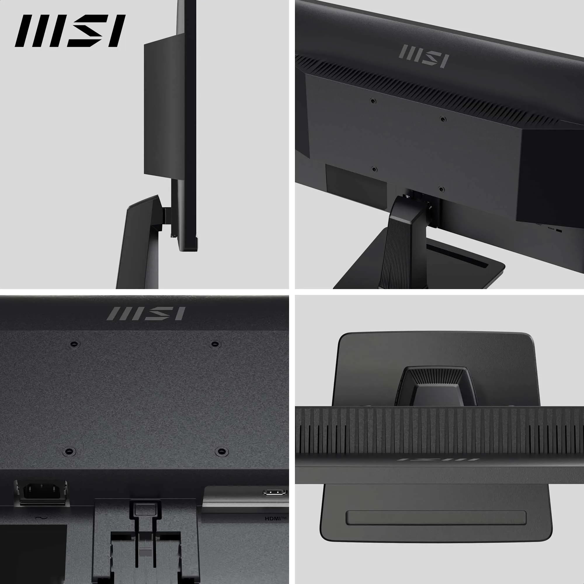 MSI PRO MP225V Monitor da Ufficio 21,5” Full HD – Pannello VA 1920 x 1080, 100 Hz, Schermo a Basso Affaticamento Visivo, Inclinabile – HDMI, D-Sub (VGA)