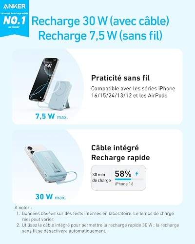 Anker Zolo Batterie Externe magnétique 10 000 mAh - 2