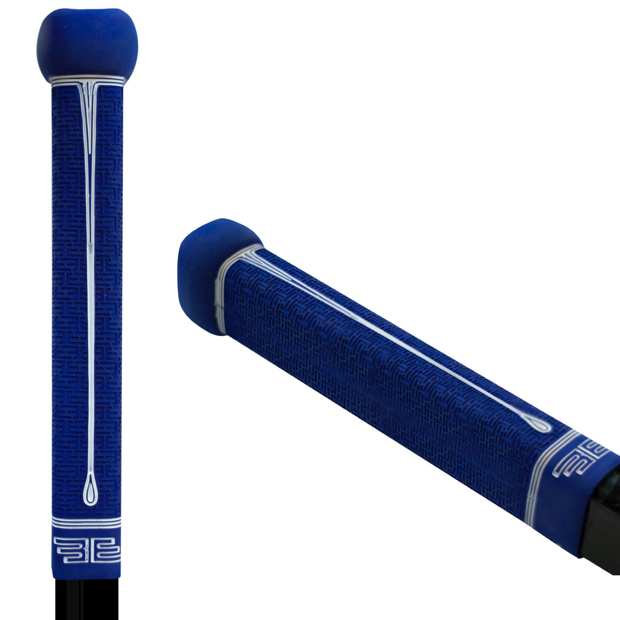 Buttendz Flux Z Hockey Stick Replacement Grip (Blue/White Drip)