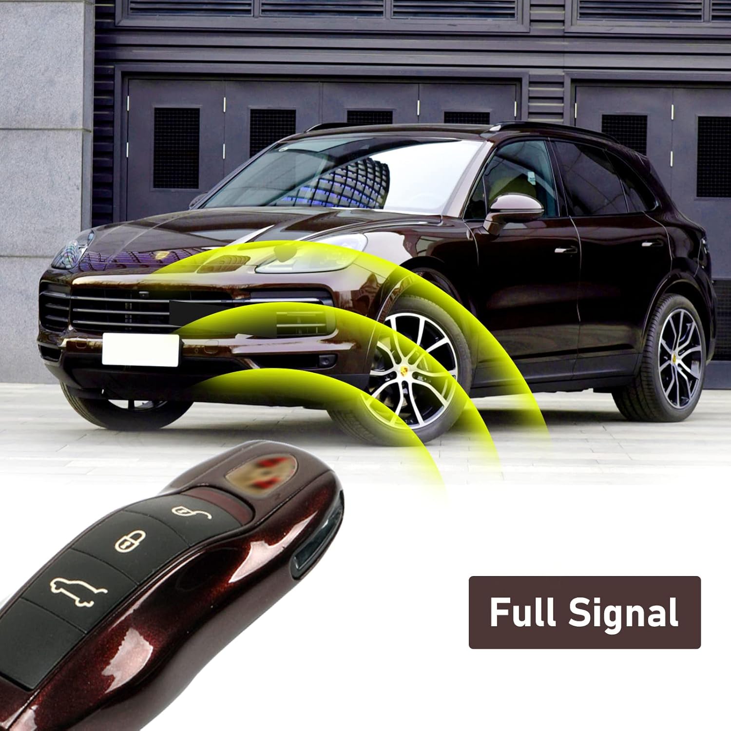 Jaronx Compatible with Porsche Key Fob Cover, Key fob Shell Cover Compatible with Porsche Cayenne Panamera Macan Cayman 911 Accessories (Amethyst Metallic) - Image 5