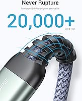 Vista 2 de AINOPE Cable de extensión USB, extensor USB, cable de extensión USB 3.0, cable macho a hembra, cable de alta transferencia de datos, compatible