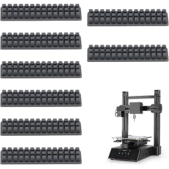 Pack of 8 3D Printer Silicone Nozzle Brushes for Bambu Lab A1 3D Printer Accessories Cleaning Brushes for Nozzles for A1 Nozzle Wiper