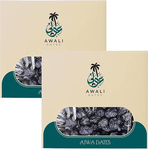 Awali Ajwa Dates 1kg | Original Ajwa Khajur | Dates in fresh | Naturally Sweet | Rich in Fiber &amp; Energy | Healthy Snack Na...