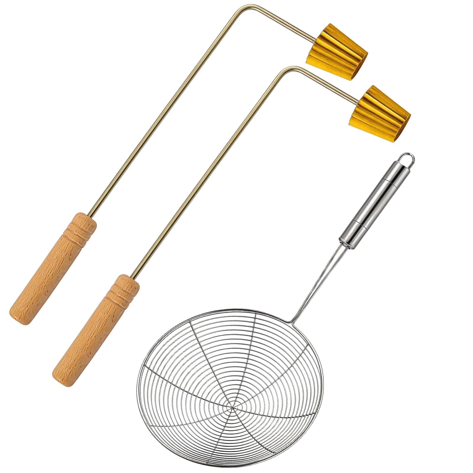 Molde para tartas de huevo BRGD de acero inoxidable, ideal para decorar y presentar tus postres
