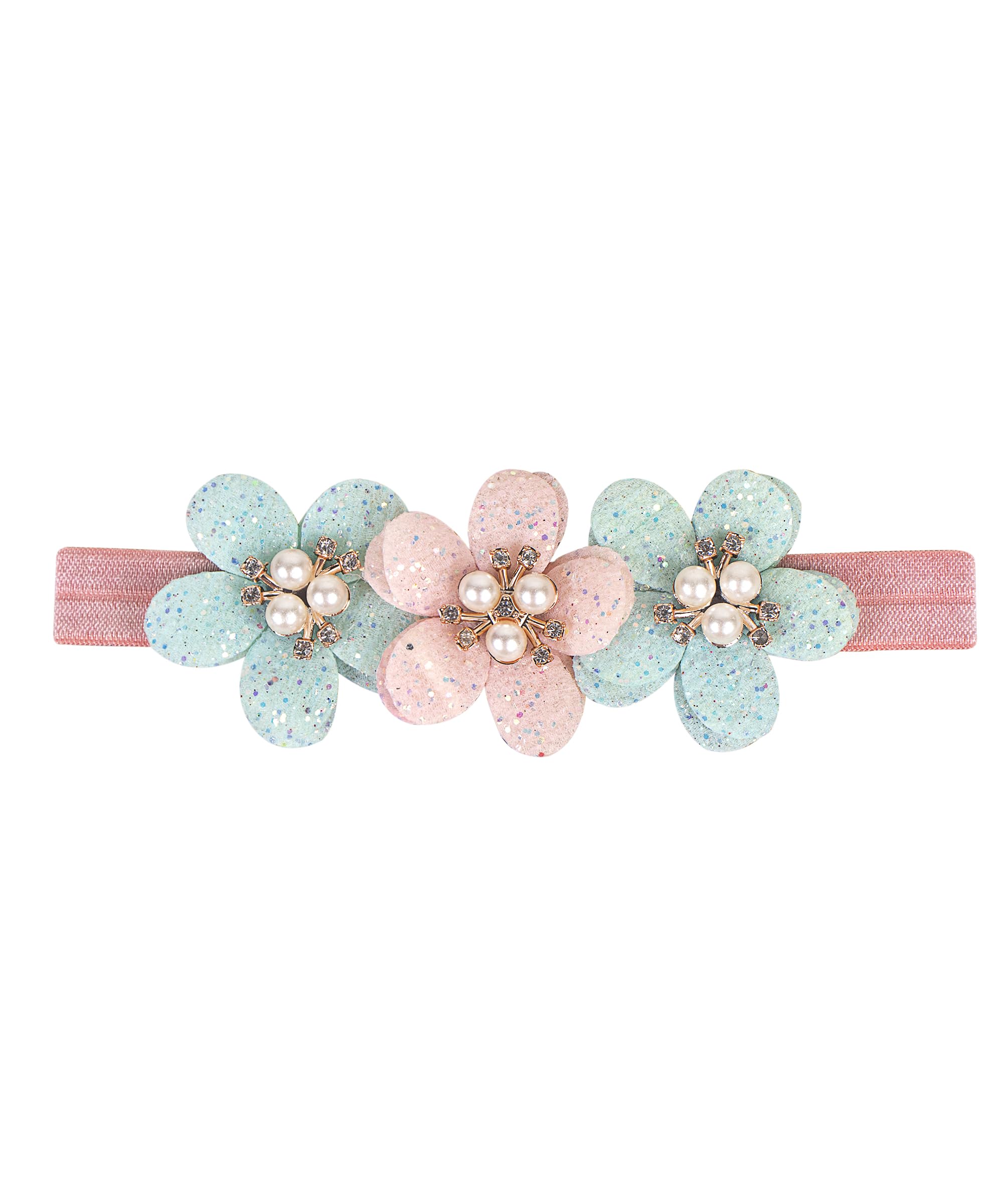 Generic multicolor baby Girls Flower Hair Accessories hairband headwraps soft fabric-1 pack headbands for girls (B0D45PFLSK) Amazon Price History, Amazon Price Tracker