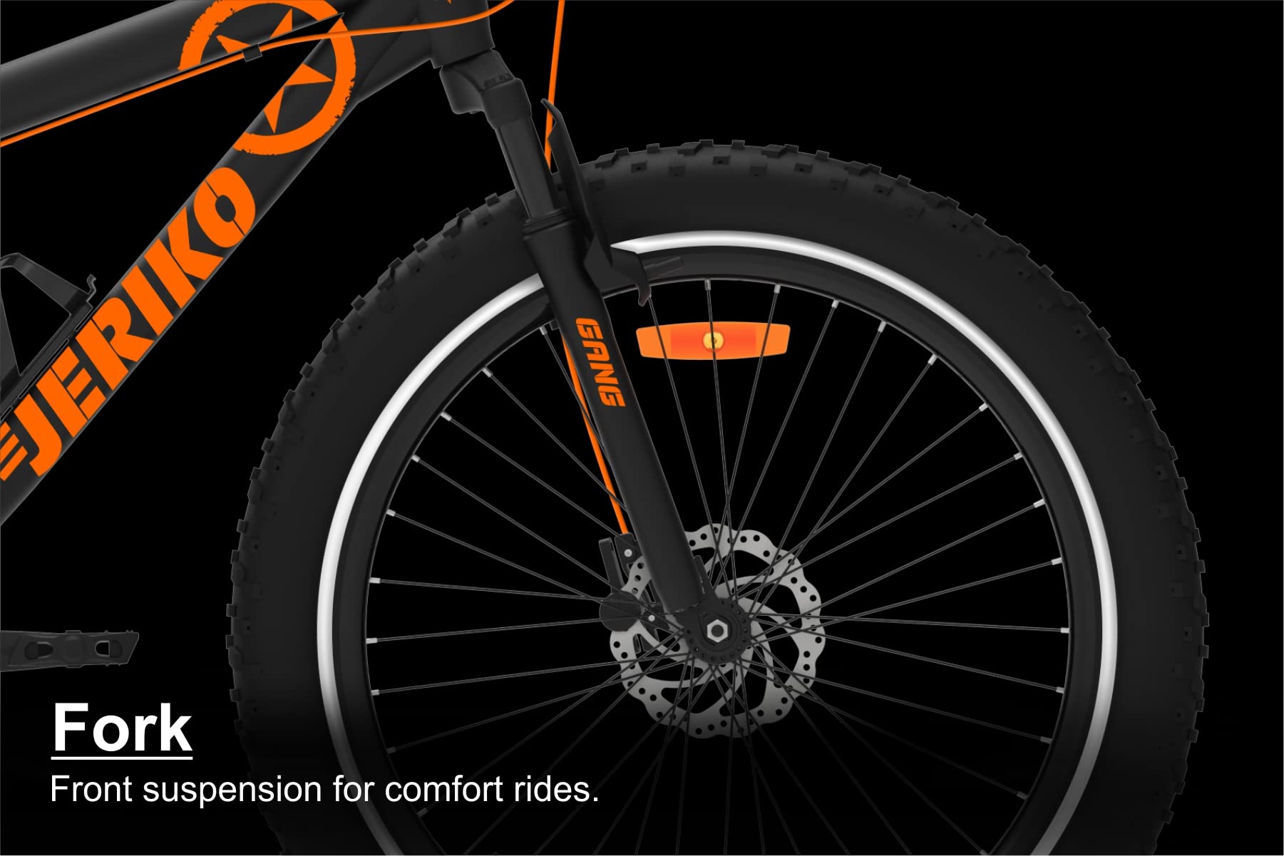 Buy GANG JERIKO Front Suspension Dual Disc Brake Single Speed 26T