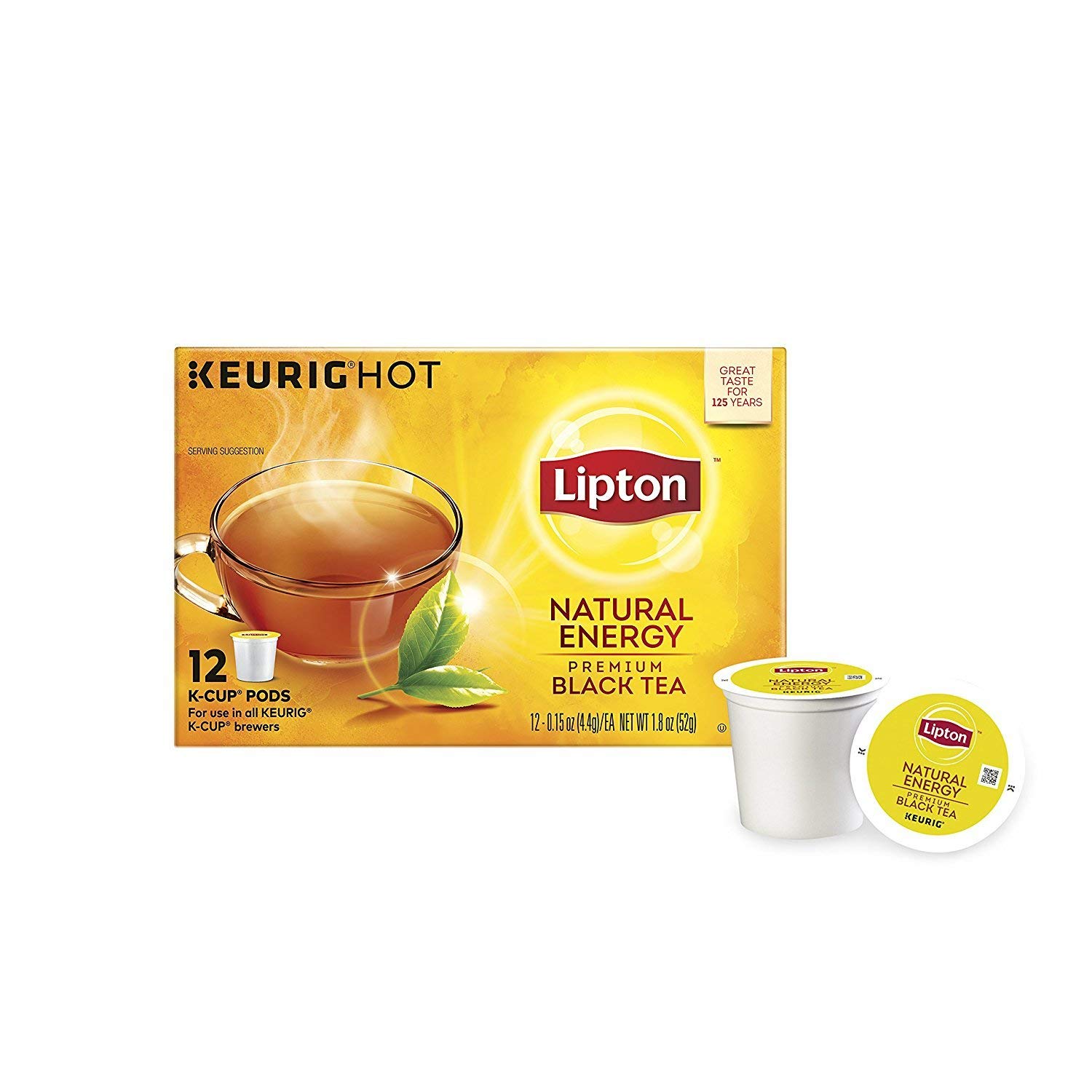 Lipton Keurig K Pods Tea HOT Tea Pods Lipton Vanilla Black Tea K