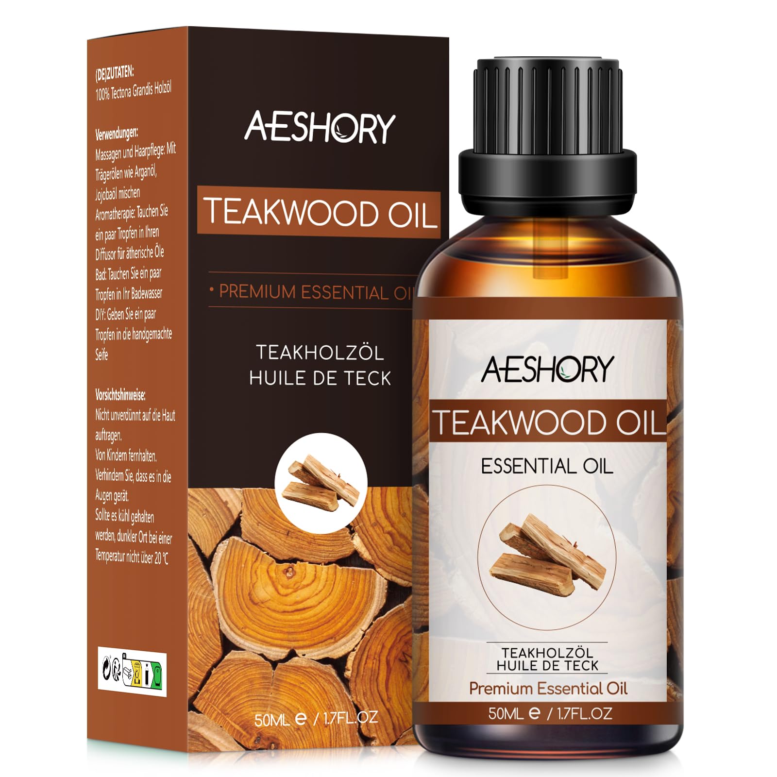 AESHORY Aceite Esencial de Rosa 50ML, Natural Aceite de Aromaterapia de Rosa, Aceites de Fragancia Premium para Humidificador, Masaje, Baño, Cuidado la Piel, Relajación y Calma — view 14