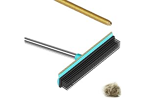 60" Pet Hair Removal Carpet Rake
