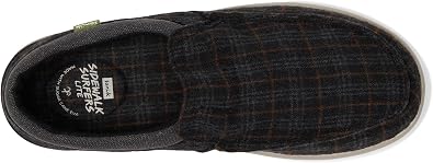 Sanuk Sidewalk Surfer Lite 2 SL Plaid Black 7 D (M)