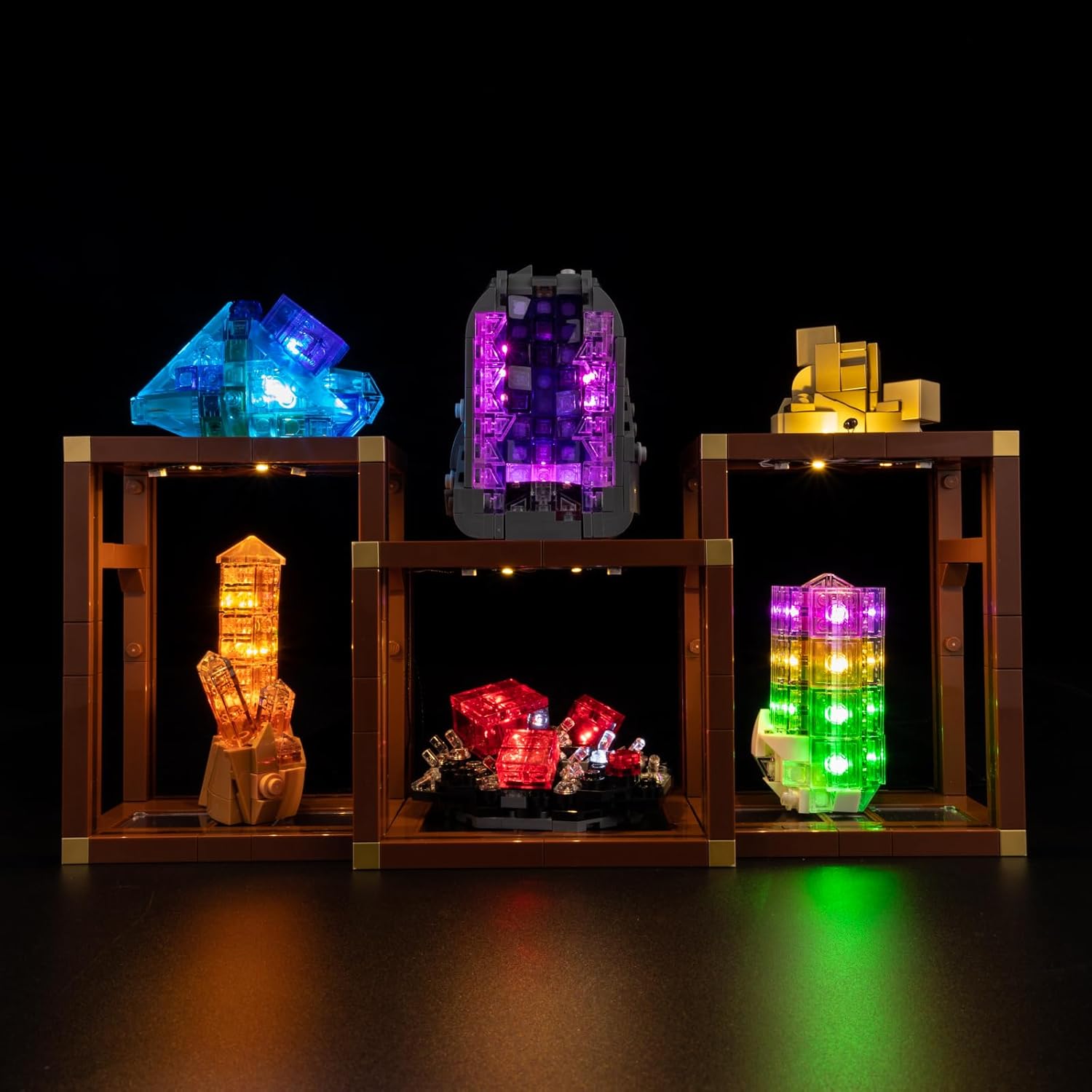 Nitemode Lighting Compatible with Lego Mineral Collection 21362 Building Set(No Model)