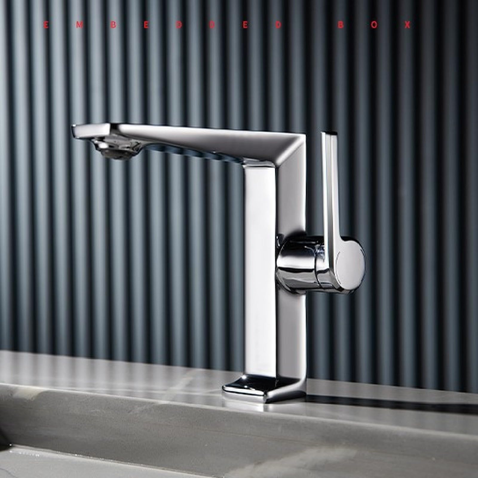Bathroom Washbasin Hot and Cold Water Faucet, Electroplated Color